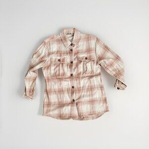 Tu Retro Premium Modern Fit Cotton Long Sleeve Button Down Medium